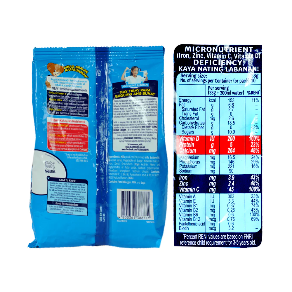 Bear Brand With Iron Powdered Milk 680g - Image 3