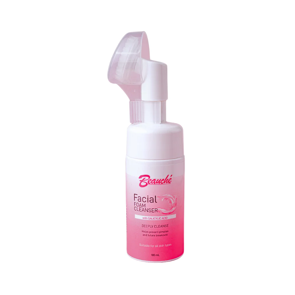 Beauche Facial Foam Cleanser Deep Cleanse With Salicylic Acid 100ml - Image 2