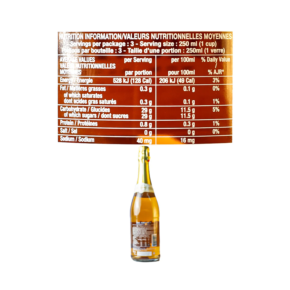 Bel Normande Sparkling Juice Grape Peach 750ml - Image 3