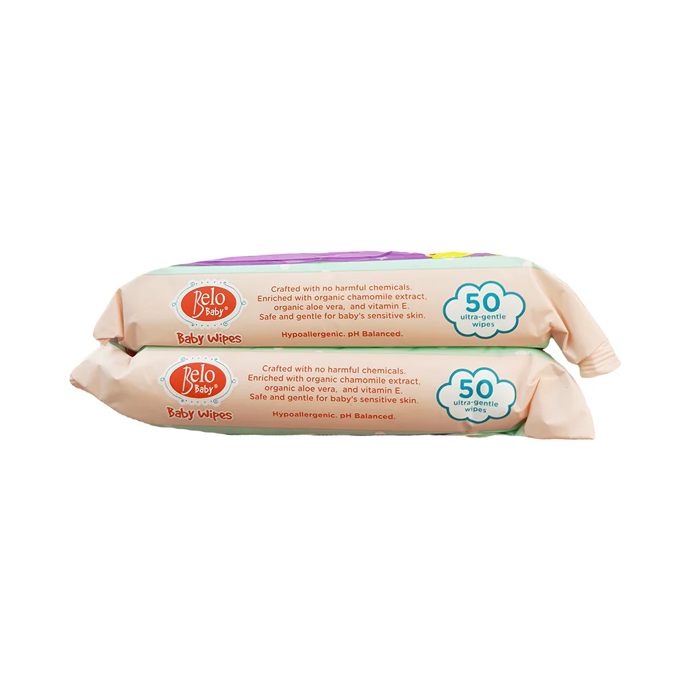 Belo Baby Wipes Ultra Gentle Value Pack 50 Sheets x 2's - Image 2