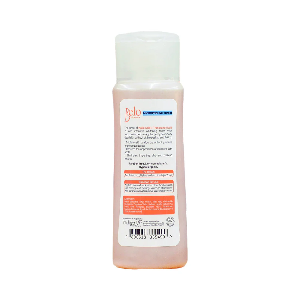 Belo Intensive Kojic Acid + Tranexamic Acid Micropeeling Toner 100ml - Image 2