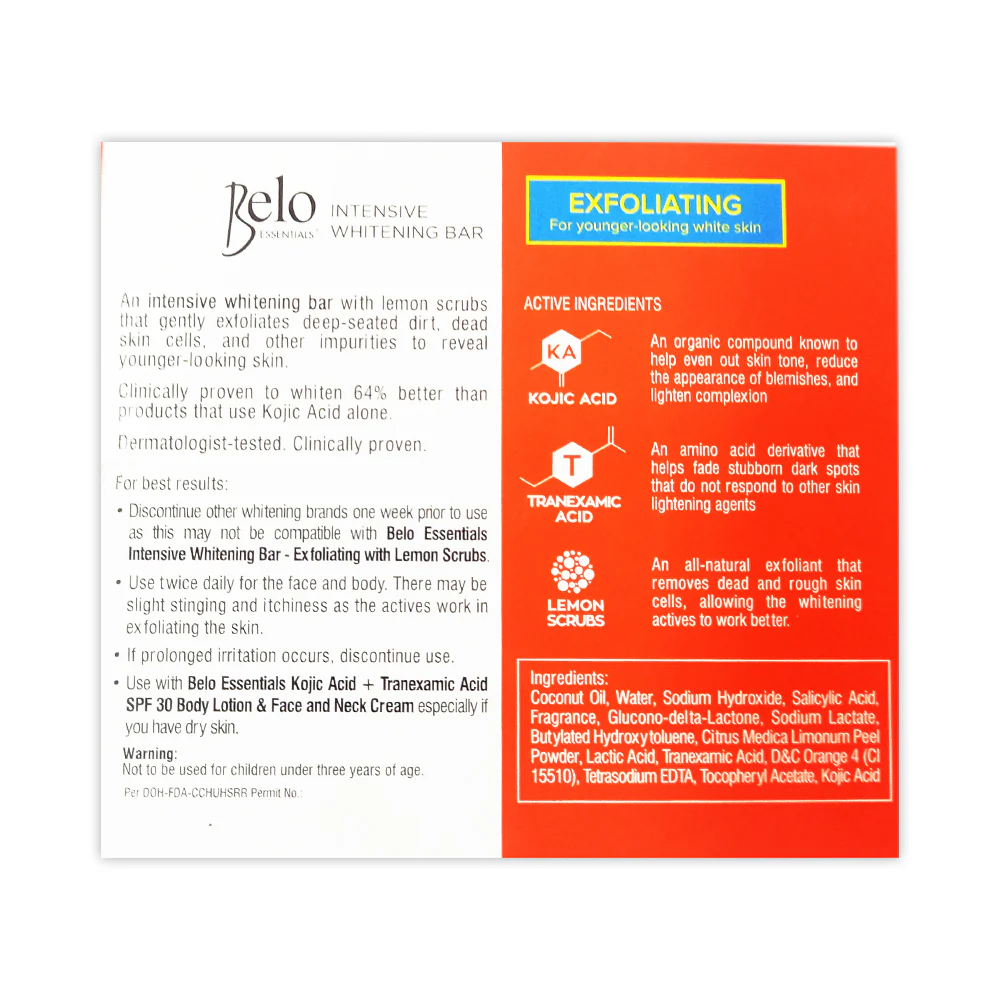 Belo Intensive Whitening Exfoliating Bar 65g x 2's - Image 2