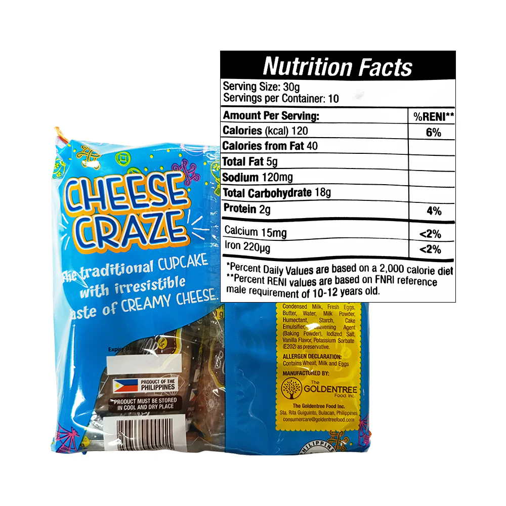 Ben & Bob Cheese Craze Cupcake 30g x 10's - Image 2