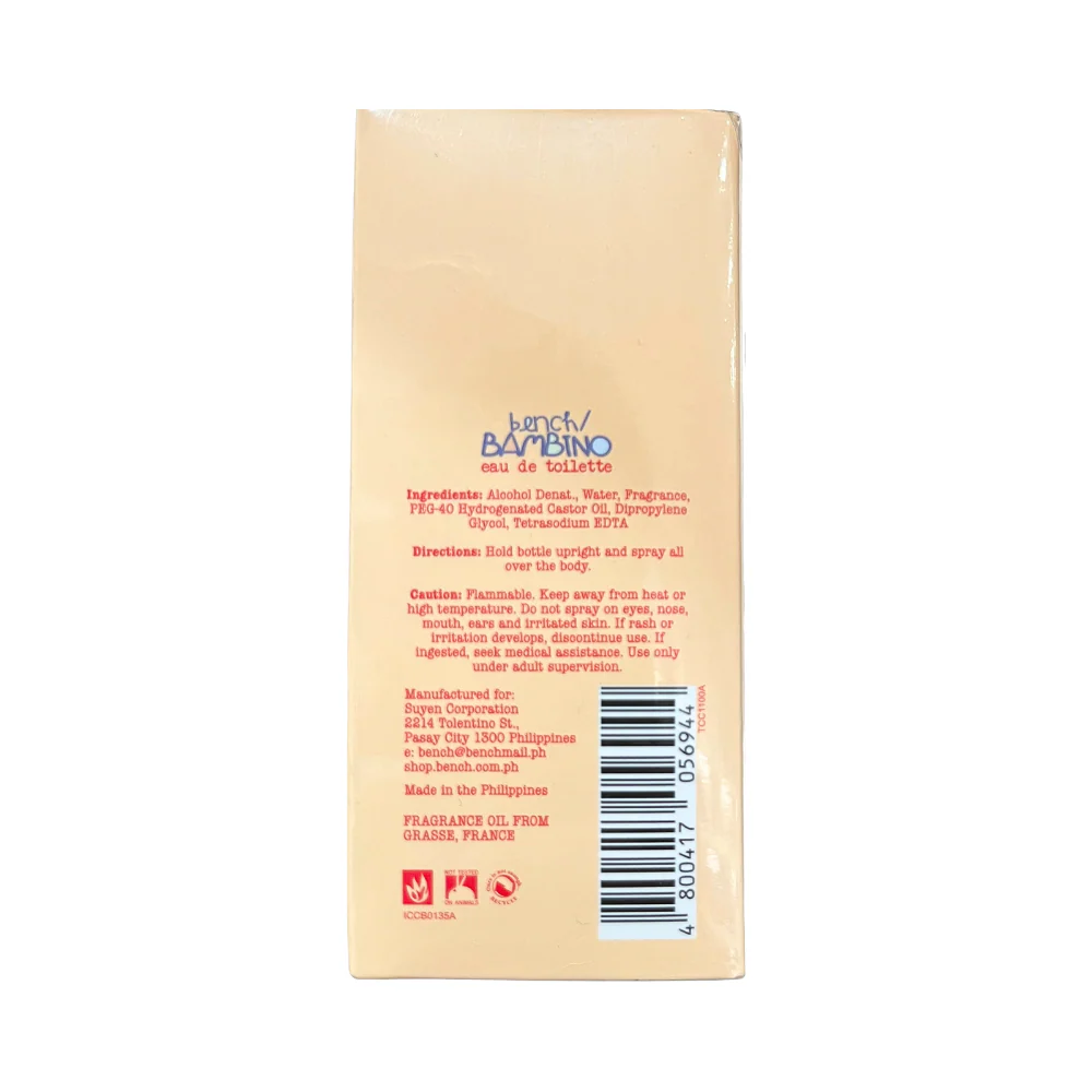 Bench Bambino Eau de Toilette 100ml - Image 3