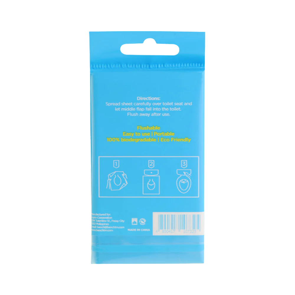 Bench Flushable Toilet Seat Cover 10 sheets - Image 3