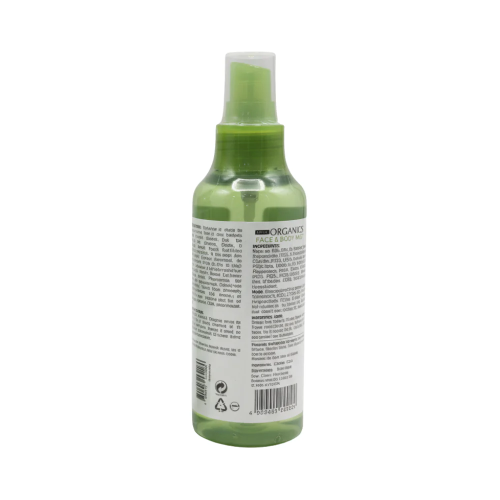 Bench Organics 92% Aloe Face And Body Mist 160ml - Image 3