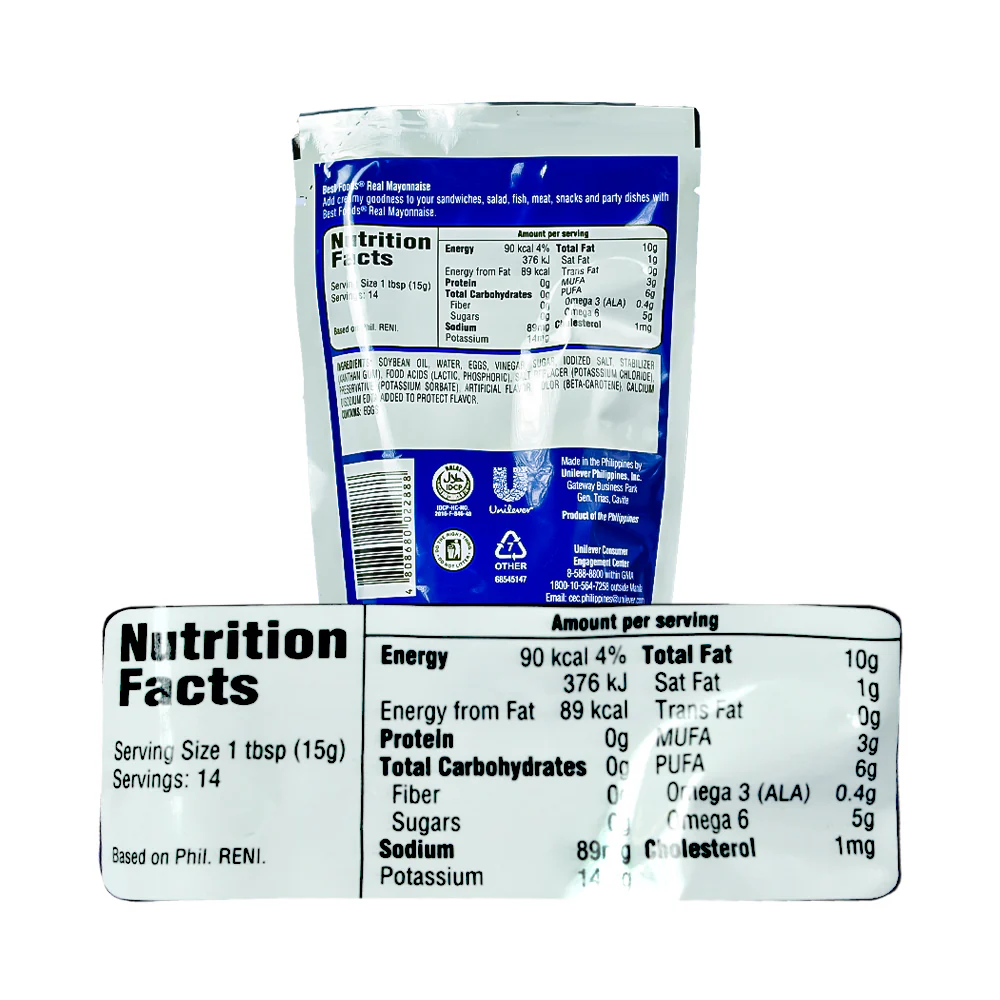 Best Foods Real Mayonnaise Pouch 220ml - Image 3