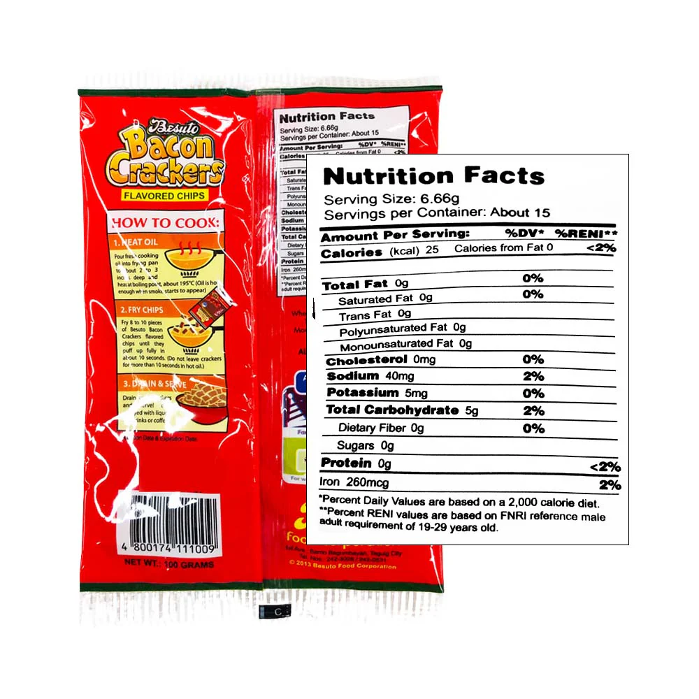 Besuto Bacon Crackers 100g - Image 2