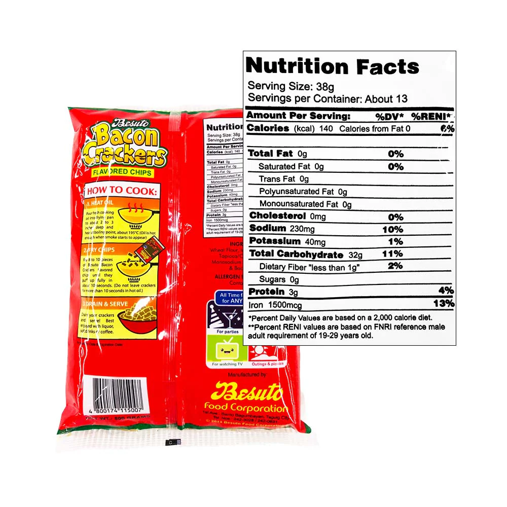 Besuto Bacon Crackers 500g - Image 2
