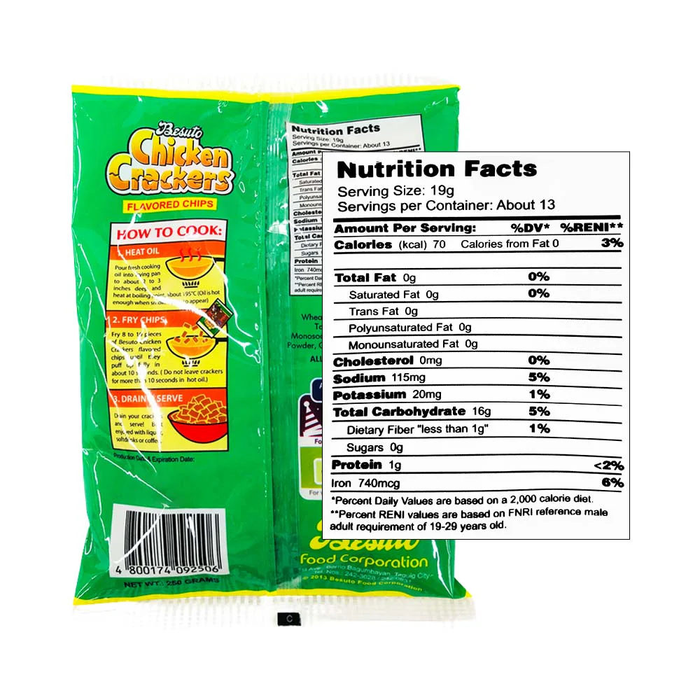 Besuto Chicken Crackers 250g - Image 2