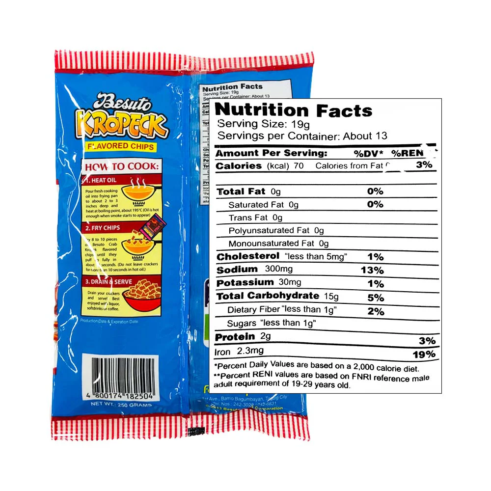 Besuto Kropeck Crab Flavor 250g - Image 2