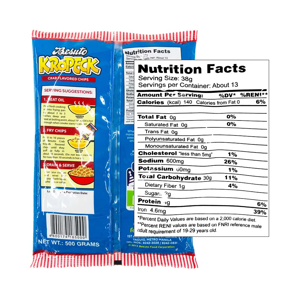 Besuto Kropeck Crab Flavor 500g - Image 2