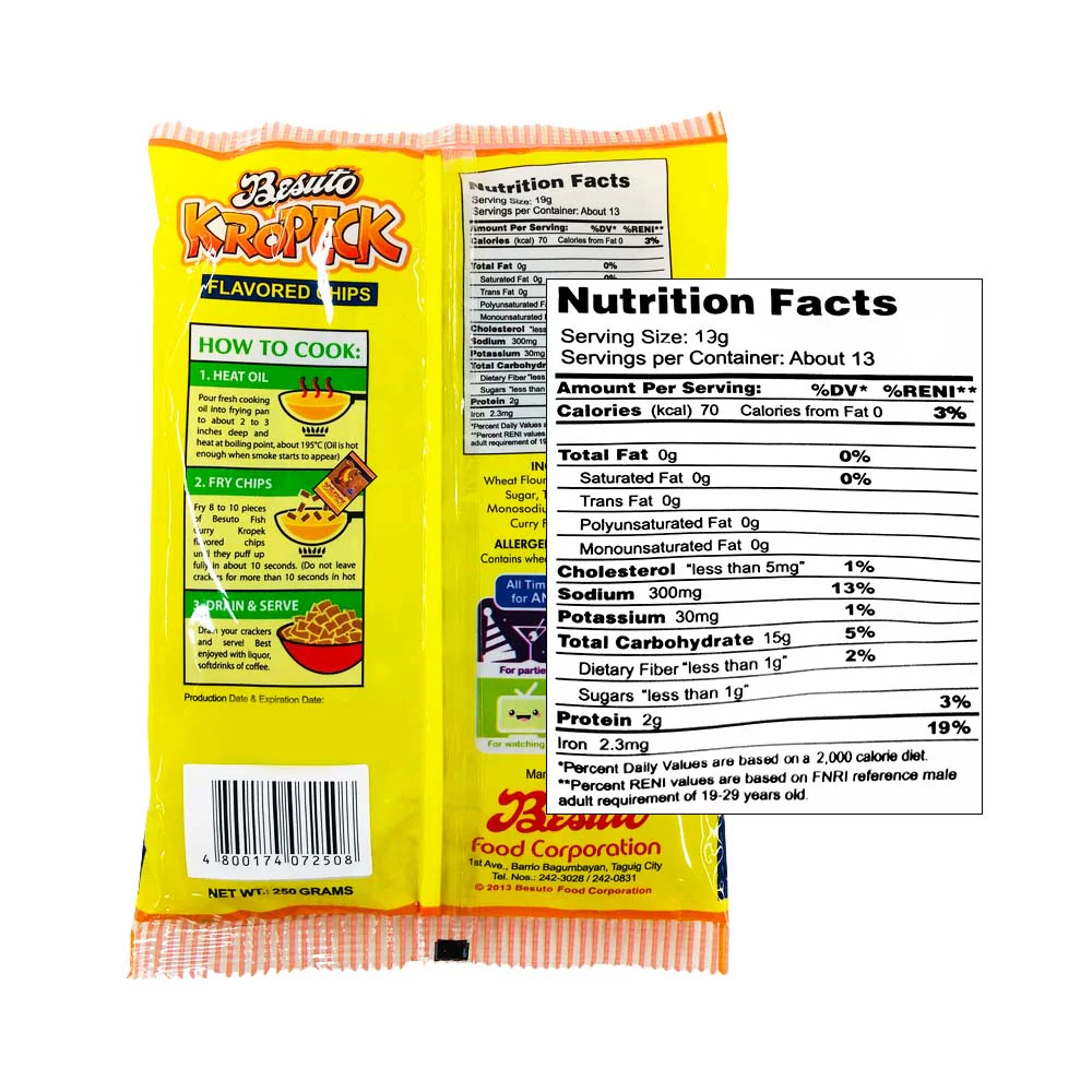 Besuto Kropeck Fish Curry 250g - Image 2