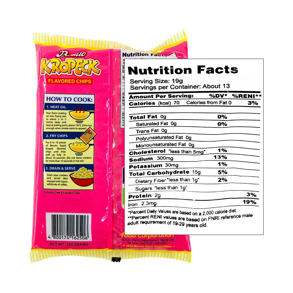Besuto Kropeck Squid Cracker 250g - Image 2