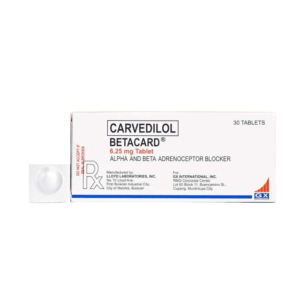 Betacard 6.25mg Tablet 1's - Image 2