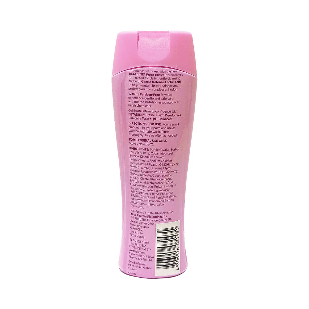 Betadine Fresh Bliss Daily Feminine Wash Lavender Dreams 150ml - Image 2