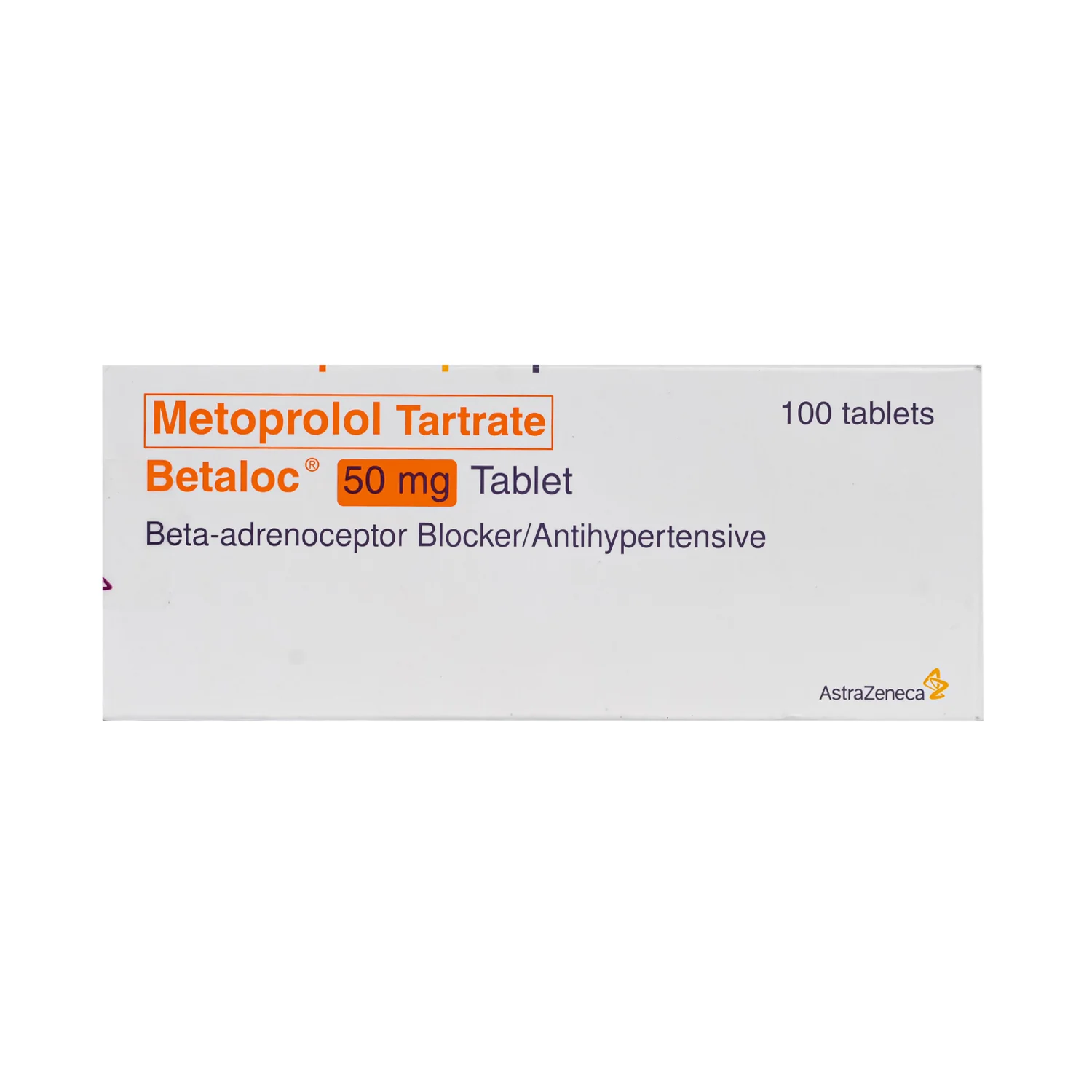 Betaloc Metoprolol Tartrate 50mg Tablet By 1's - Image 2