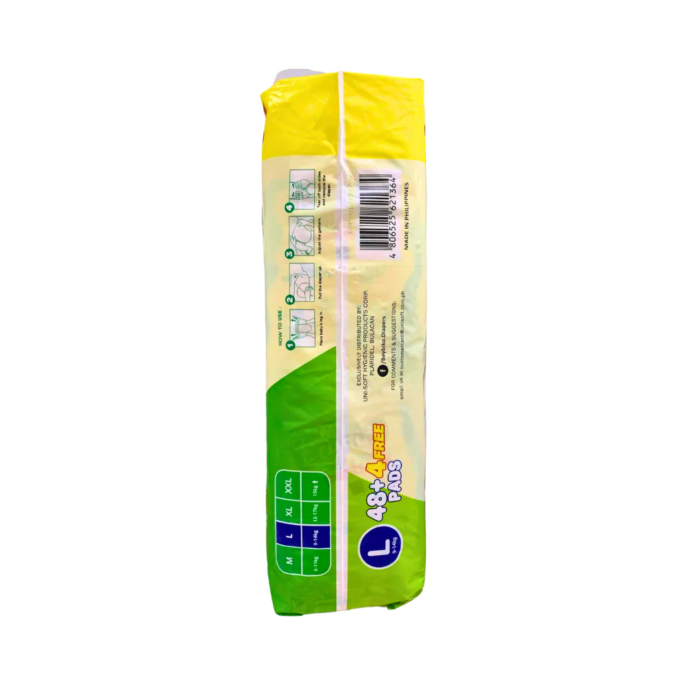 Beybiko Baby Diaper Pants Large 48's + 4 Pads - Image 2