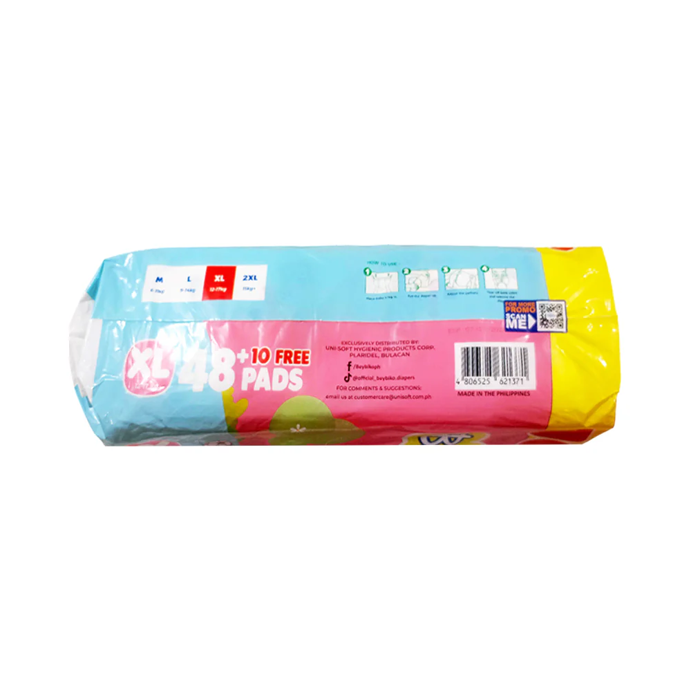 Beybiko Baby Diaper Pants XL 48 + 10's - Image 2