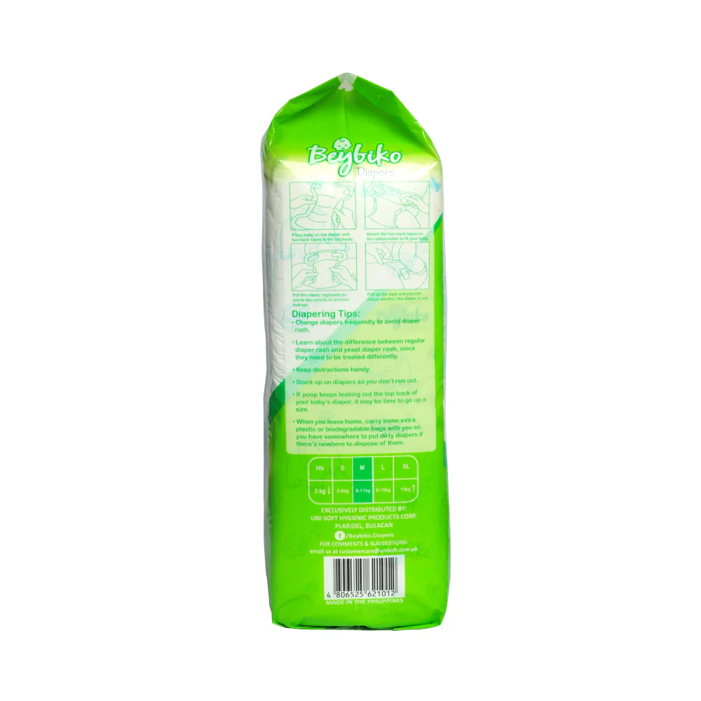 Beybiko Instant Dry Baby Diapers Medium 30's - Image 2