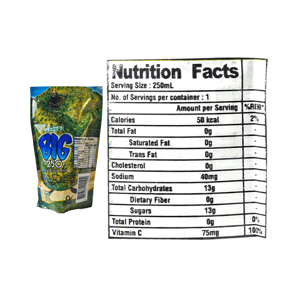 Zest-O Big 250 Juice Drink Guyabano 250ml x 10's - Image 4