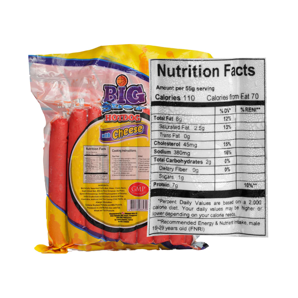 Big Shot Hotdog With Cheese Jumbo 1kg - Image 2