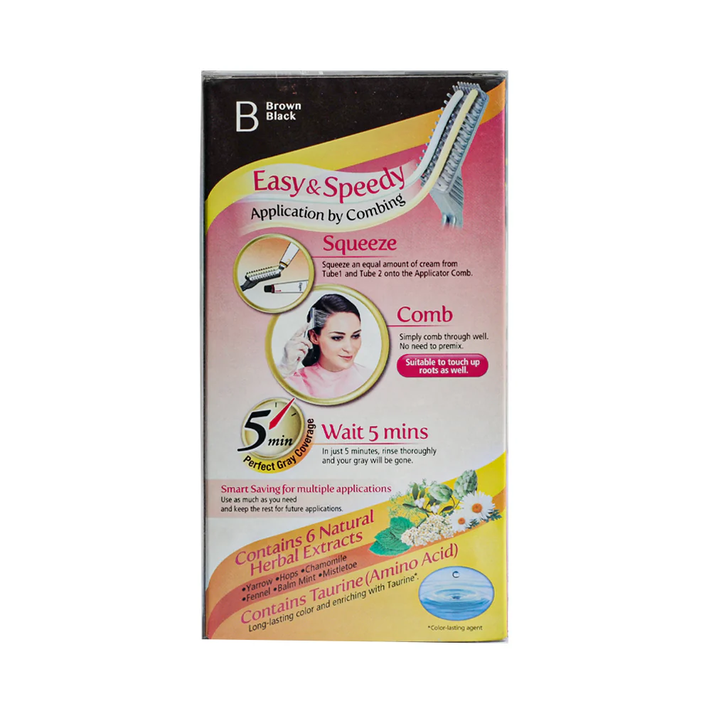 Bigen Speedy Hair Dye Brown Black - Image 2