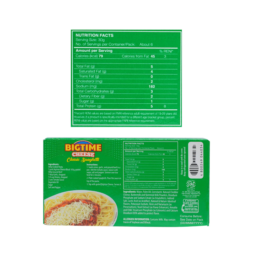 Bigtime Negosyo Cheese 160g - Image 2
