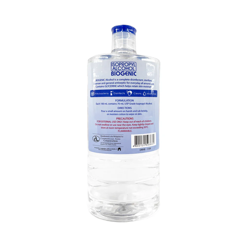 Biogenic 70% Isopropyl Alcohol 1000ml - Image 2
