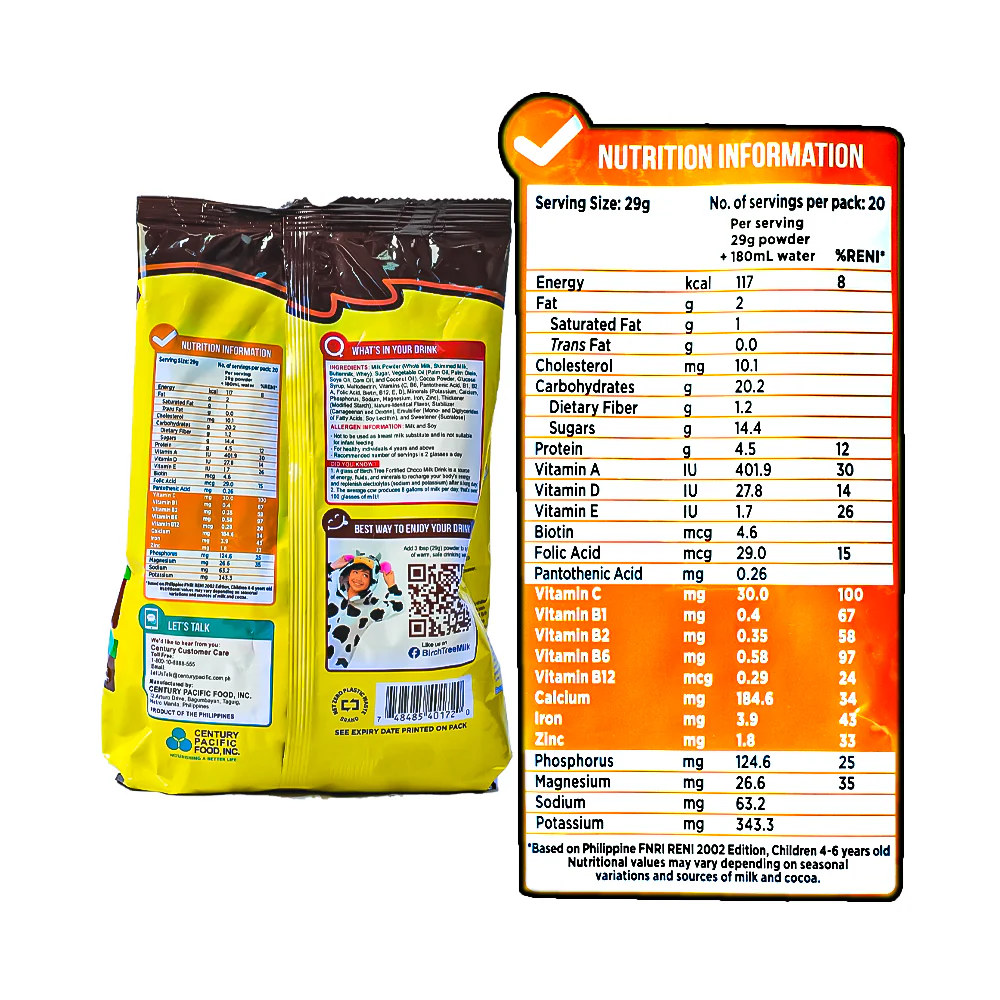 Birch Tree Fortified Powdered Chocolate Milk Drink 600g - Image 3