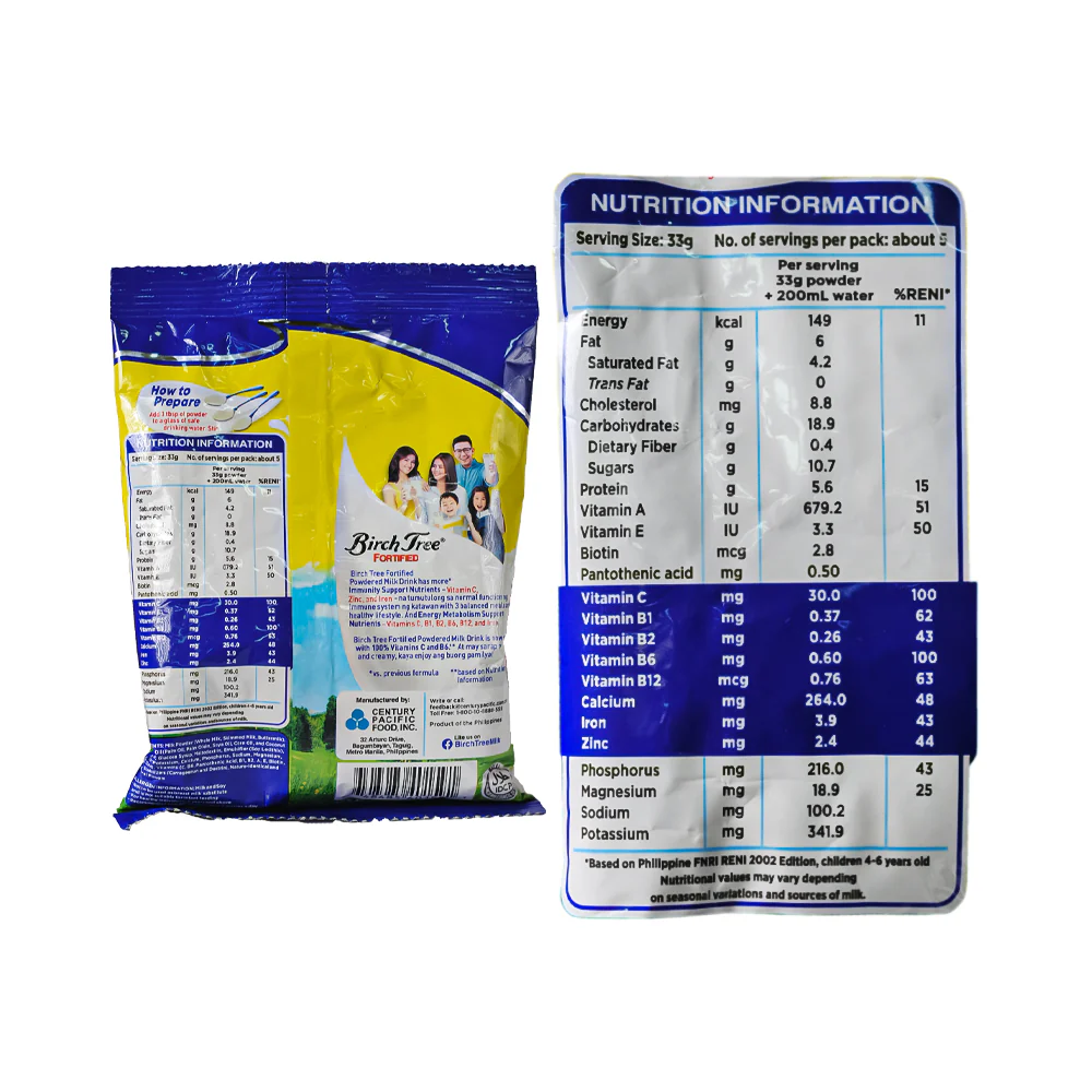 Birch Tree Fortified Powdered Milk Drink 135g - Image 3