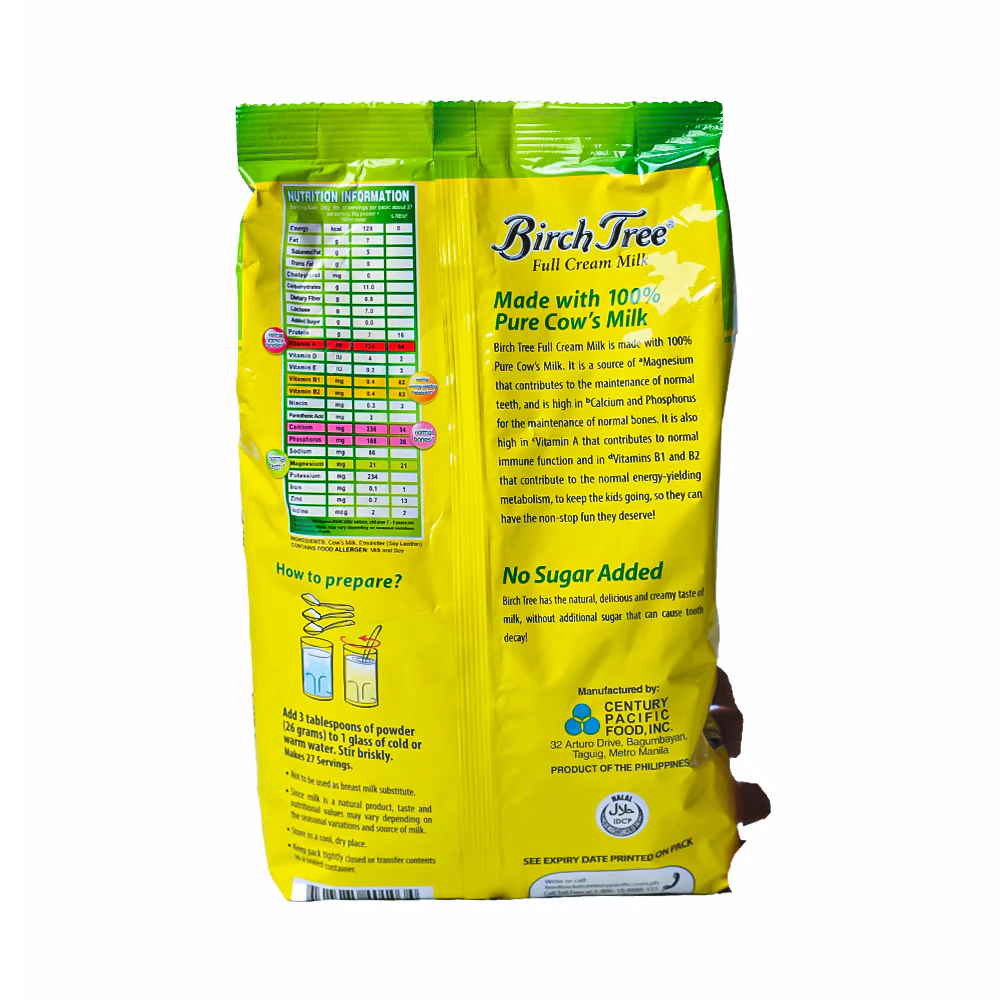 Birch Tree Full Cream Milk Powder 700g - Image 2