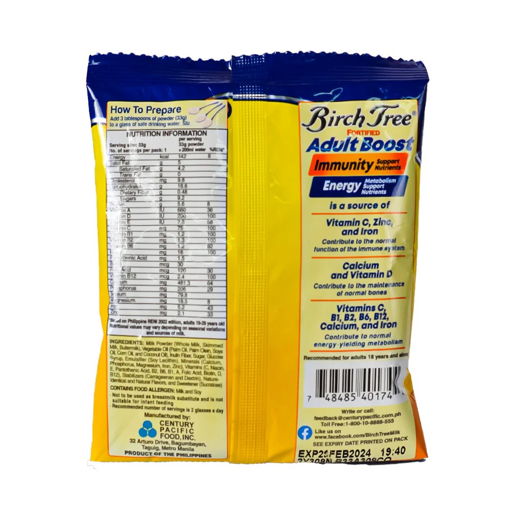 Birch Tree Adult Boost Powdered Milk Drink 33g - Image 2