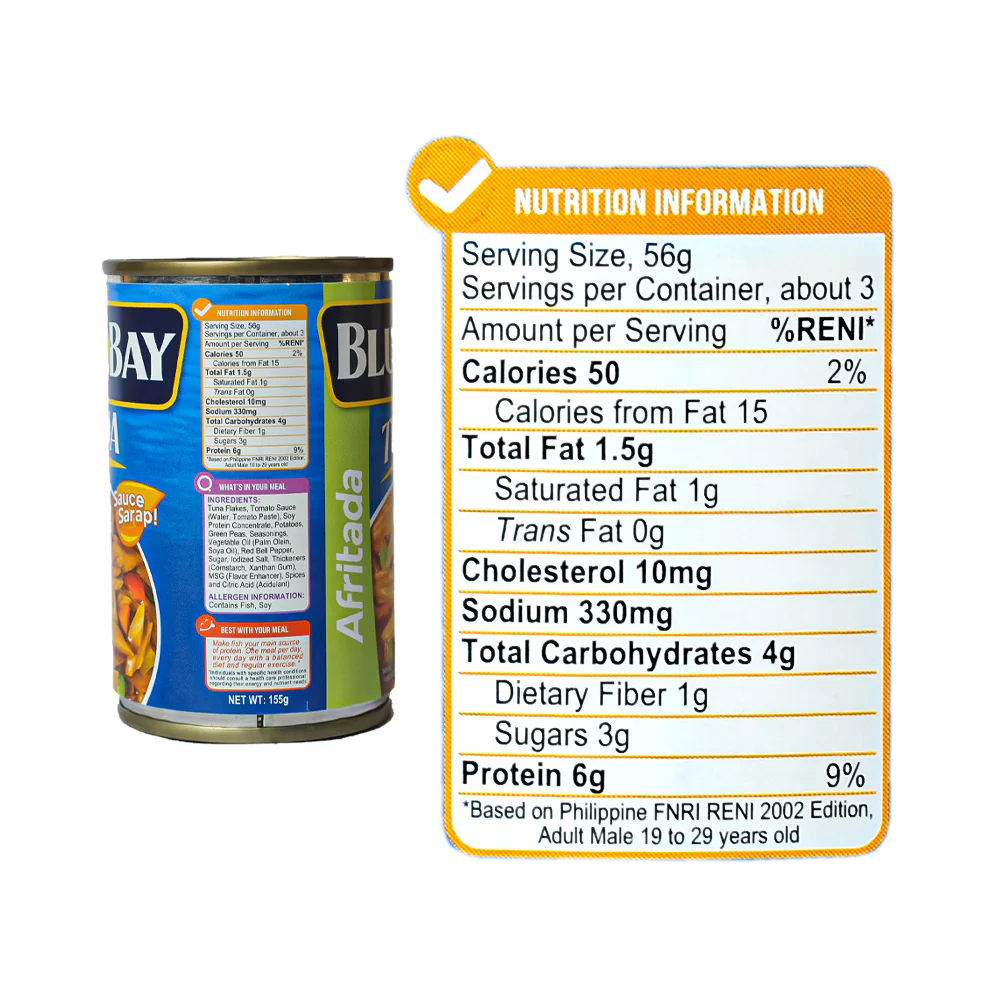 Blue Bay Tuna Afritada 155g - Image 3
