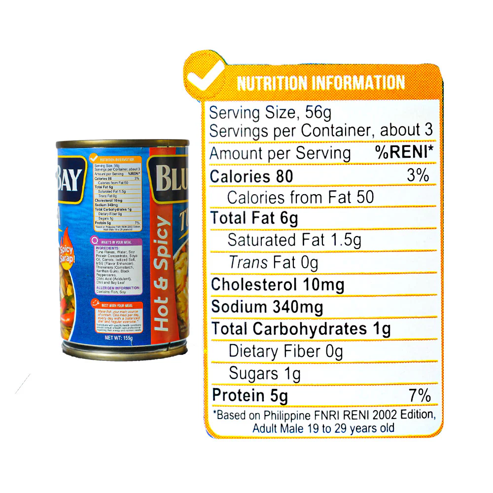 Blue Bay Tuna Hot And Spicy 155g - Image 3