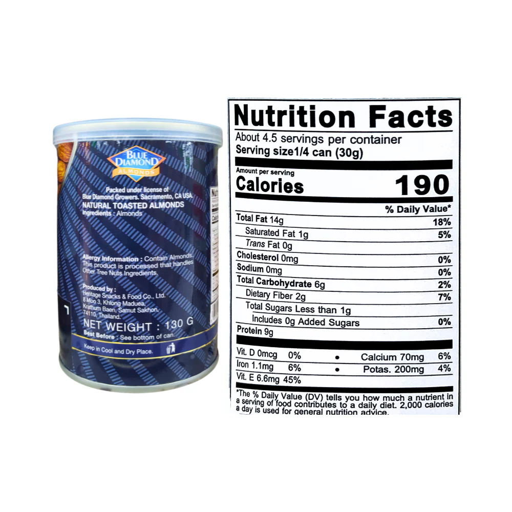 Blue Diamond Almonds 130g - Image 6