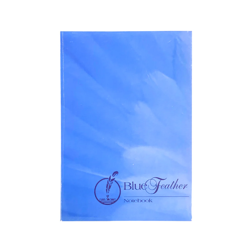 Blue Feather Padded Notebook 50 Leaves - Image 3
