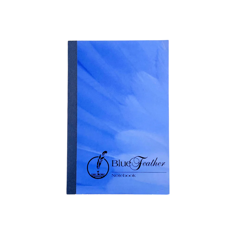 Blue Feather Padded Notebook 80 Leaves - Image 2