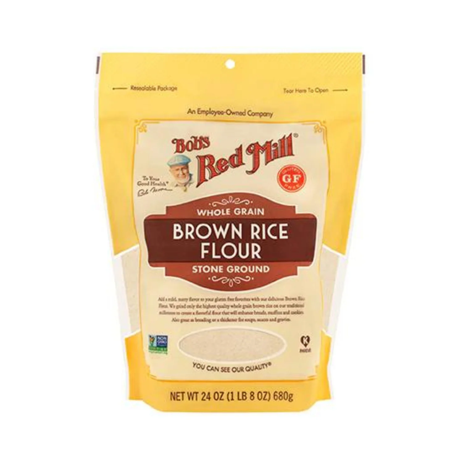 Bob's Red Mill Whole Grain Brown Rice Flour 680g - Image 2