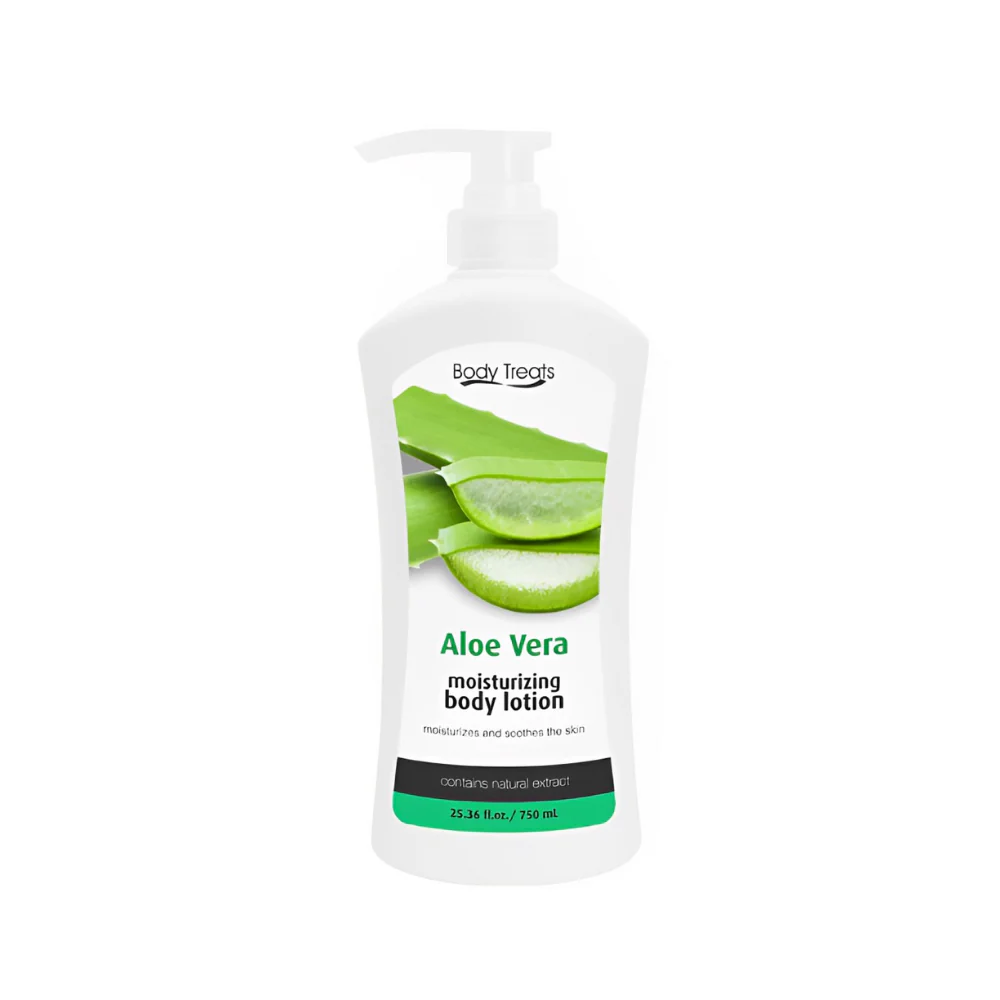 Body Treats Aloe Vera Moisturizing Body Lotion 750ml - Image 2