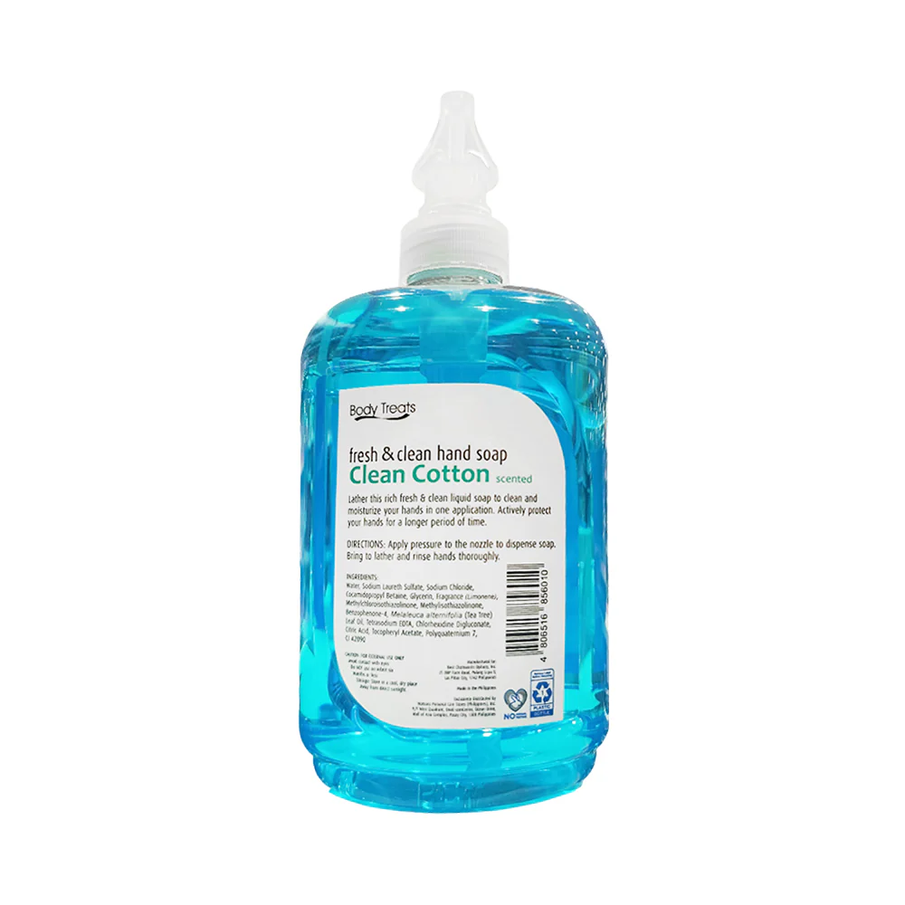 Body Treats Fresh And Clean Hand Soap Scented 750ml - Image 3