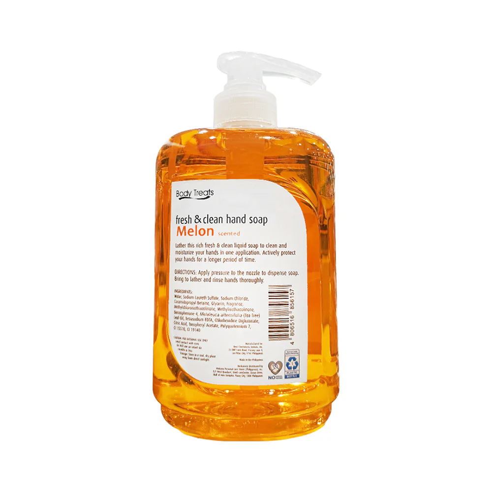 Body Treats Fresh And Clean Hand Soap Scented 750ml - Image 6
