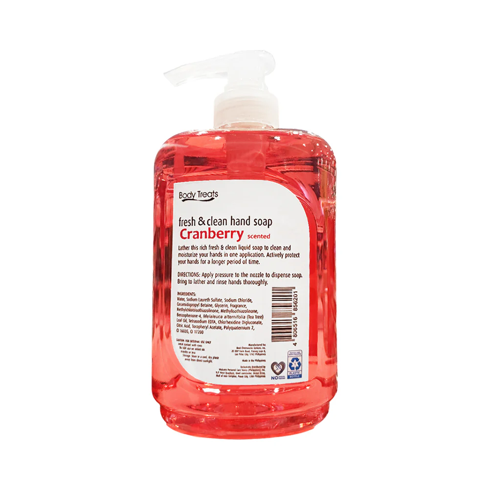 Body Treats Fresh And Clean Hand Soap Scented 750ml - Image 9