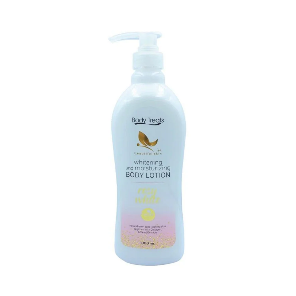 Body Treats Rosy White Body Lotion 1000ml - Image 2