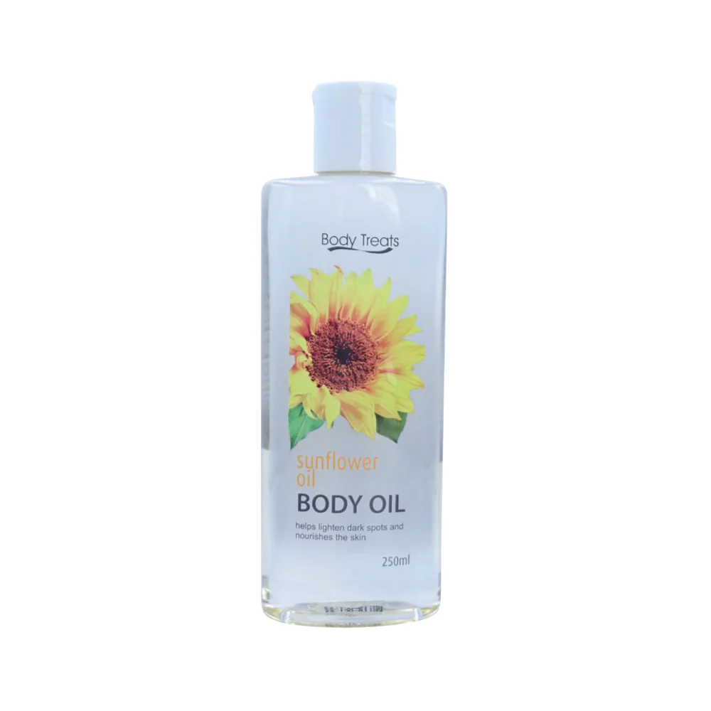 Body Treats Sunflower Oil Body Oil 250ml - Image 2
