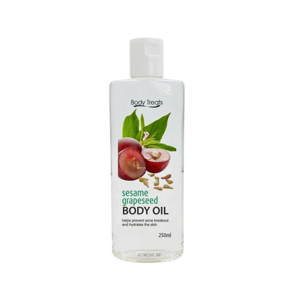 Body Treats Sesame Grapeseed Body Oil 250ml - Image 2