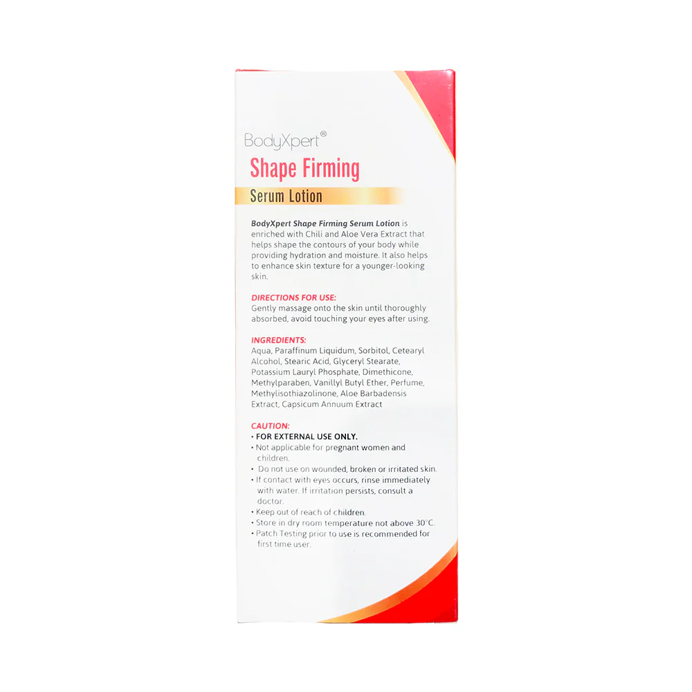BodyXpert Shape Firming Serum Lotion Chili And Aloe Vera 120ml - Image 3