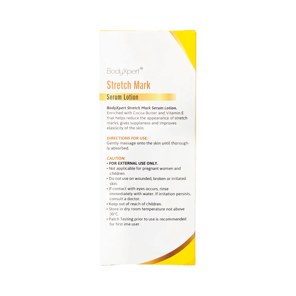BodyXpert Stretch Mark Serum Lotion Cocoa Butter 120ml - Image 3