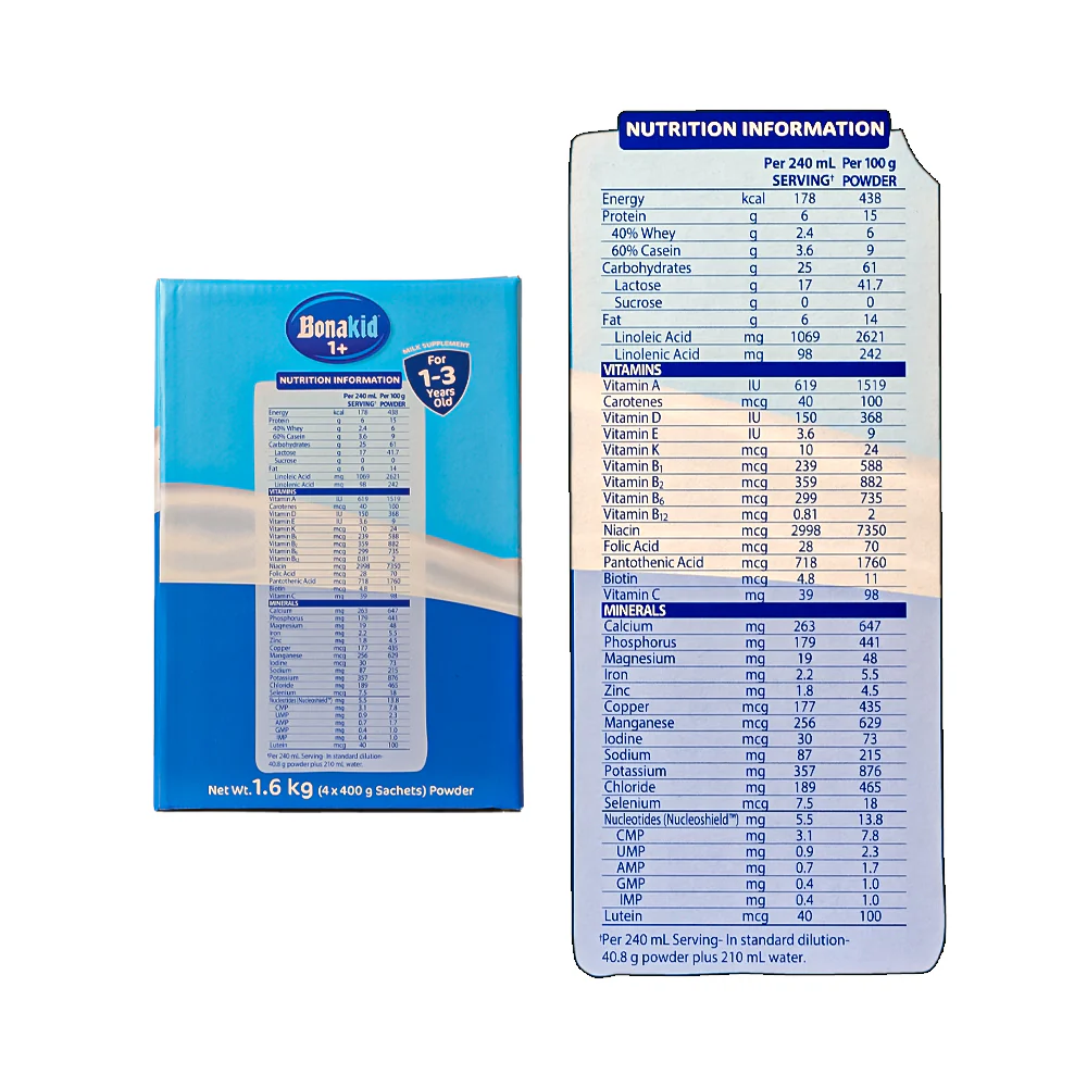 Bonakid Milk Supplement 1-3yrs Old 1.6kg - Image 3