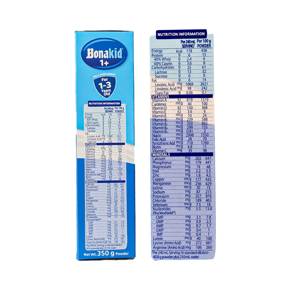 Bonakid Milk Supplement 1-3yrs Old 350g - Image 3